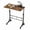 Rust, variant on CONCETTA Adjustable Height Mobile Standing Desk with Wheels, 16"x31.5" Small Rolling Computer Desk for Home Office, White