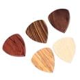 thumbnail image 1 of Guitar Picks Box Wooden Case Portable Holder Storage Container Solid Wood Accessories, 1 of 7