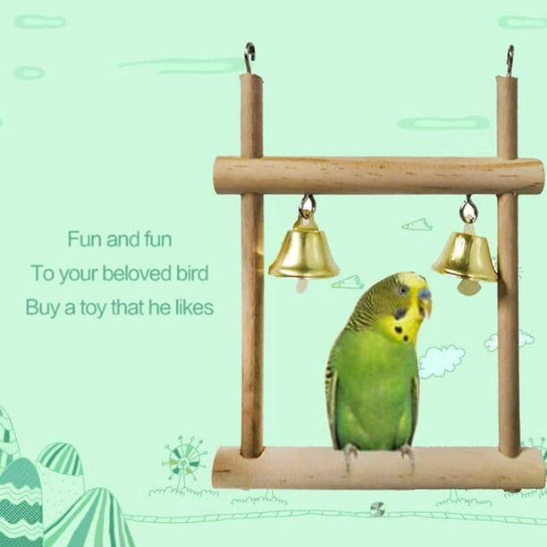 10pcs Bird Parrot Swing Toys Pet Bird Swing Perch Cage Toys Bird