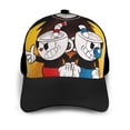 thumbnail image 3 of The Cuphead Show Baseball Cap Golf Dad Hat Adjustable Low Profile Cotton Hat Trucker Hats for Men Women, 3 of 5