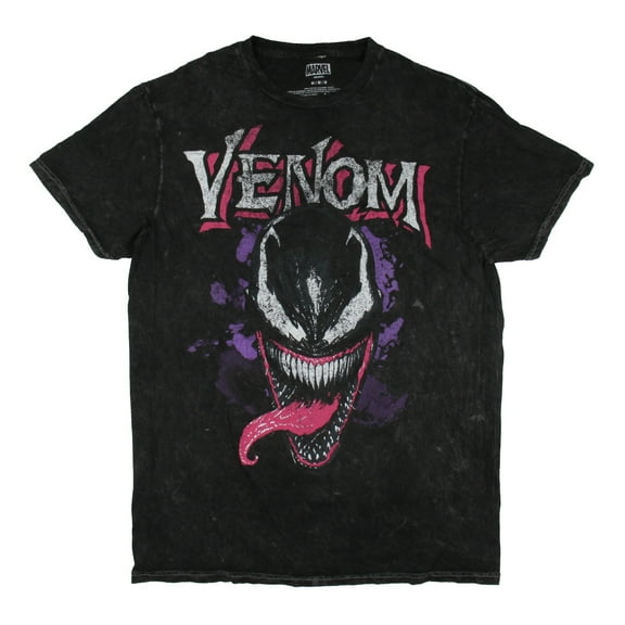 Marvel Spider-Man Men's Spring Into Action Crackle Graphic Print Adult T-Shirt