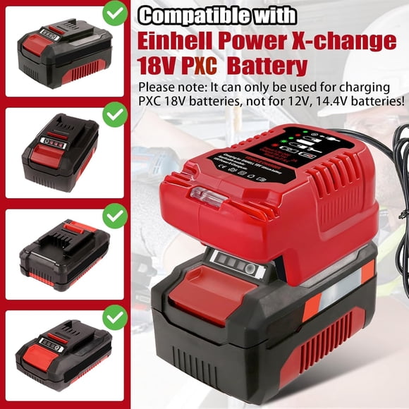 100V Li-ion Battery Mini Compact Charger for Makita BL1830 for DeWalt DCB200 for Milwaukee for Bosch 18V For Einhell craftsman  worx BauerLithium Ion Battery
