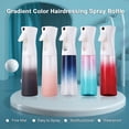 thumbnail image 3 of Gradient Color Hairdressing Spray Bottle 300ML Mist Atomizer Empty Refillable Water Sprayer Bottle Barber Hairdressing Tool, 3 of 9