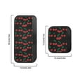 thumbnail image 5 of ZIATUBLES 6 PCS Refrigerator Door Handle Wraps Washable Kitchen Appliance Handles Decor Fridge Microwave Oven Anti-Static Protector Cozy Home Decor, Cherry Black, 5 of 7
