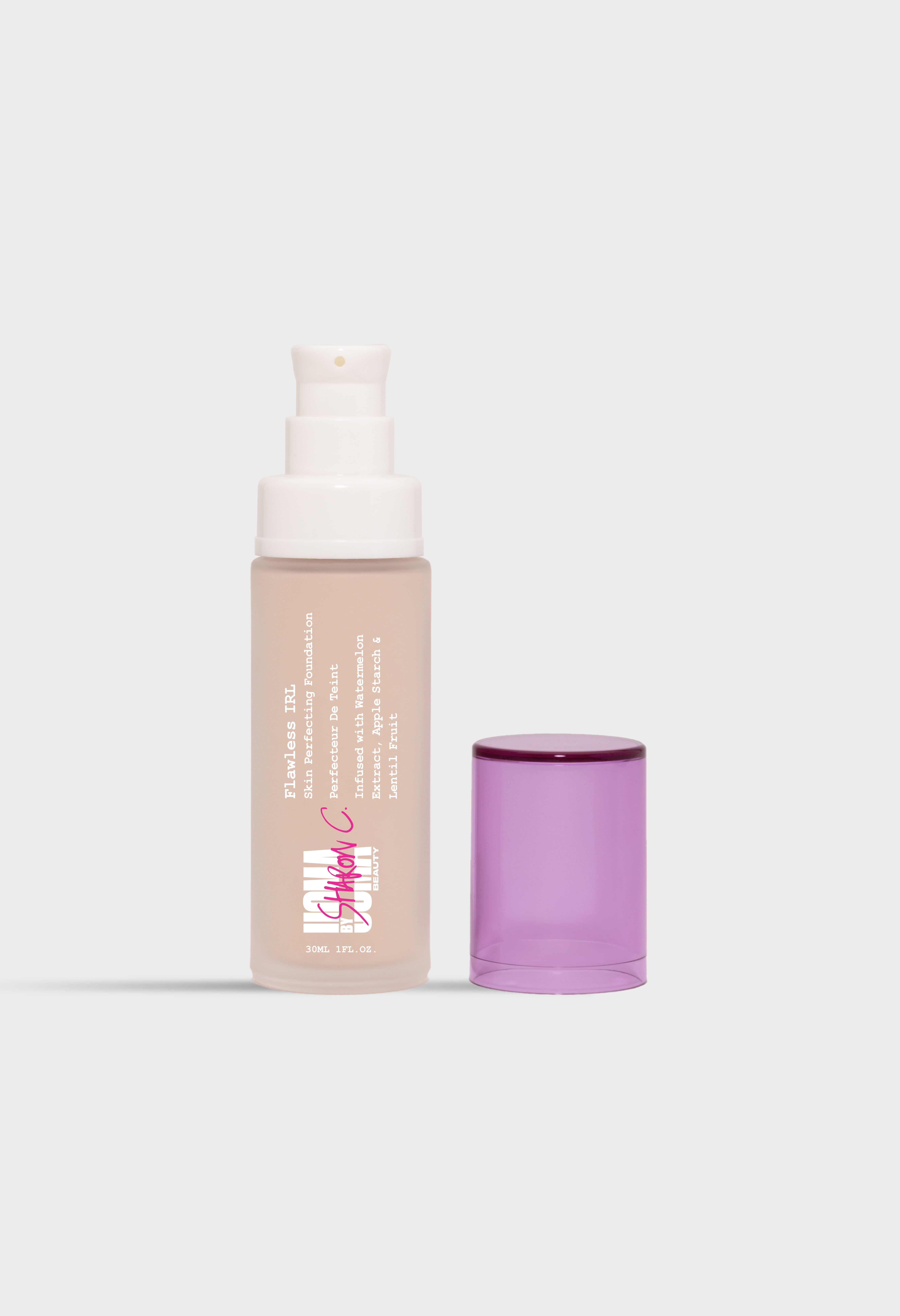 Uoma By Sharon C, Flawless IRL Skin Perfecting Foundation White Pearl T2