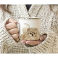 thumbnail image 4 of Koyal Wholesale 11oz. Stainless Steel Dog Campfire Coffee Mug Gift, Pomeranian Up Close, 1-Pack, 4 of 4