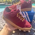 thumbnail image 2 of Ad-id-as Forum Low Collegiate Burgundy Gum Men's Athletic Shoes GX7077 Size 5, 2 of 6