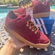 thumbnail image 2 of Ad-id-as Forum Low Collegiate Burgundy Gum Men's Athletic Shoes GX7077 Size 5, 2 of 6