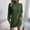 Army Green, variant on Womens Fashion Casual Long Sleeve Solid Knit Turtleneck Long Puff Sleeve Ribbed Knit Short Dress Sweater Long Sleeve Short Dresses Sweater Dress for Women Long Sleeve Dresses for Women Extra Small