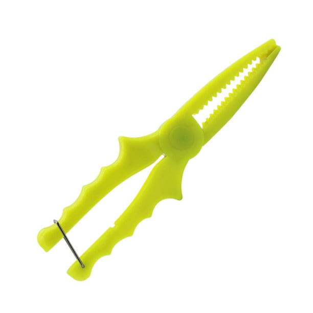 Pinza de pescado Alicates de control de peces Accesorios de pesca ligeros para pescar Amarillo