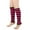 Hot Pink, variant on Acrylic Socks Warmer, Leg Warmer, FNGZ Men's and Women's Winter Striped Knit Yarn Warm Boot Leg Guards Foot Pile Socks
