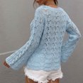 thumbnail image 5 of ICHUANYI Liquidación Mujer Tallas grandes Casual Cuello en V Suelto Impreso Manga Tops Mujer Blusa ICHUANYI WER202308231246, 5 of 5