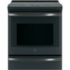 GE Appliances PHS930FLDS Black Slate Series 30 Inch Induction Slide-in Electric Range Black Slate