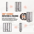 thumbnail image 4 of STAWAY Japanese Room Divider - 4 Panel Folding Screen, Minimalist Privacy Partition, 360° Rotating, Durable Wood, Ideal for Home & Office Decor, 4 of 9