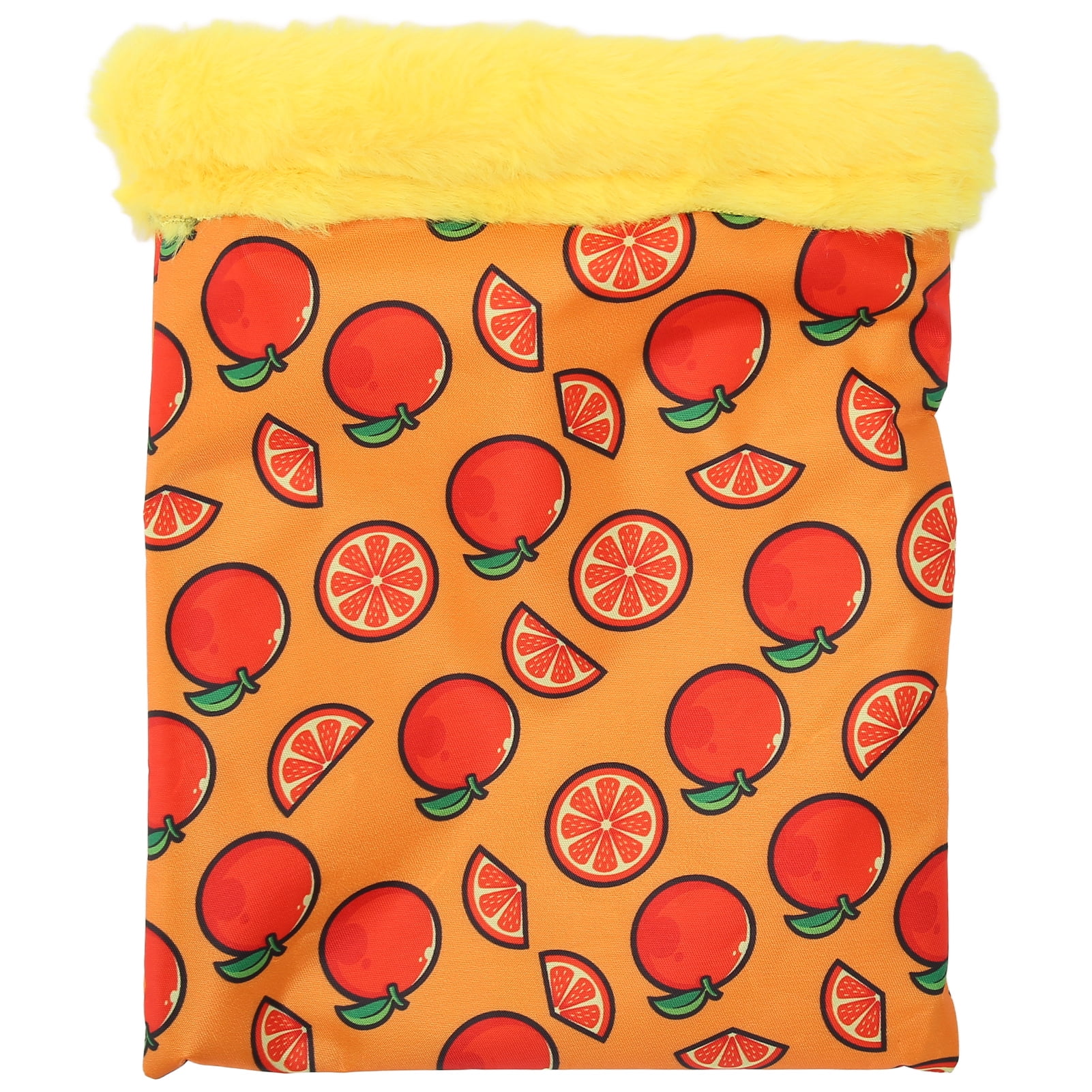 Suodoka Premium Hamster Sleeping Bag Soft Safe Oxford Cloth Hideout Pouch Portable Small Animal Sleep Bed For Guinea Pig Hedgehog Size Small Orange 5.91 inches / 15 cm