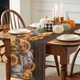 thumbnail image 3 of Hellow Fall Table Runner, Autumn Thanksgiving Kitchen Dining Table Decoration for Home Party Decor 13x60 Inches, 3 of 9