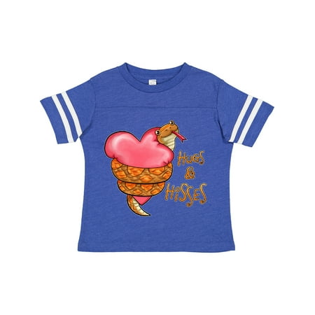 

Inktastic Hugs and Hisses- Cute Snake and Heart Gift Toddler Boy or Toddler Girl T-Shirt