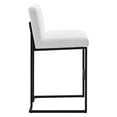 thumbnail image 2 of Modway Indulge Channel Tufted Fabric Bar Stool in White, 2 of 7