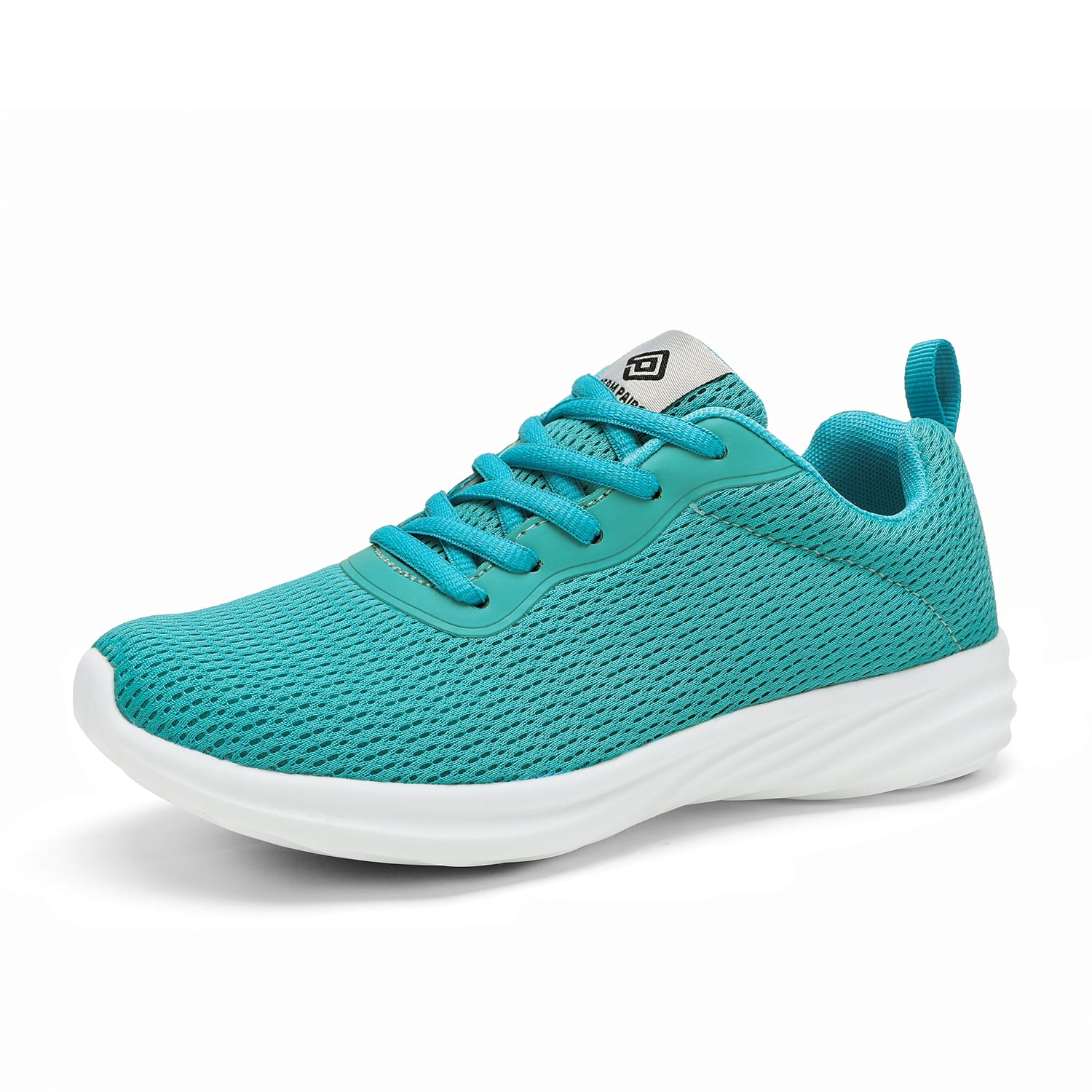 light blue mesh sport shoes