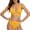Yellow, variant on pxiakgy tankini bathing suits for women bandage pushup bandeau swimwear swimsuit bikini women beachwear set brazilian swimwears tankinis set black l