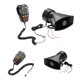 thumbnail image 1 of Riwesomey Bocina de alarma de coche 12V 100W 7 sonidos de sirena sirena de coche bocina de vehículo micrófono PA sistema de altavoces alarma de seguridad Paneles de instrumentos para automóviles, 1 of 8