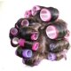 thumbnail image 4 of Rulos de pelo grandes de 48 mm, autoagarre, rizadores de peluquería de salón, grandes, (rojo rosa), paquete de 12/24, paquete de 12 Jormftte WMXL-128-1, 4 of 7