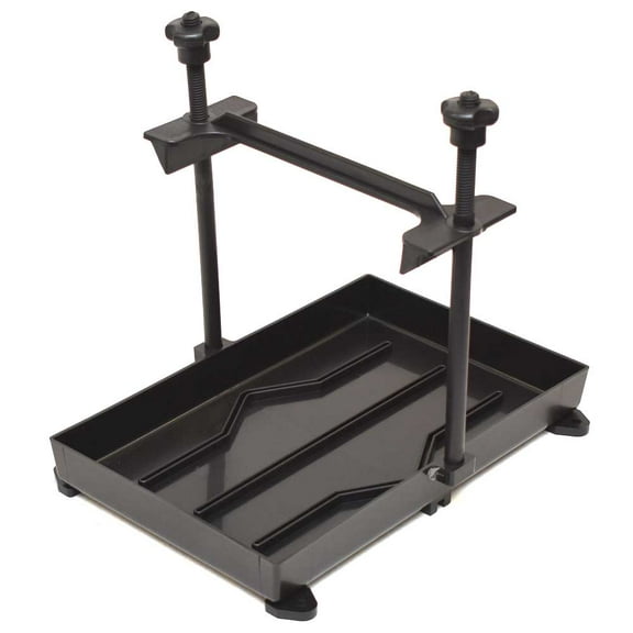Powerhouse Boat Battery Tray 11792 | Group 24 Black Plastic