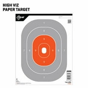 EZ Aim Paper Trainer Shooting Targets, 12W x 15H, 0.39 lb,12-Pack, Black