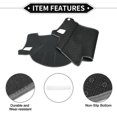 thumbnail image 4 of Unique Bargains Dash Cover Compatible for Subaru Outback 2005-2009, Non-Slip Polyester Silicone  Center Console Dashboard Cover Pad Carpet Gray, 4 of 6