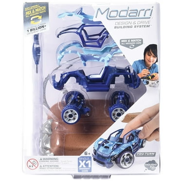 Modarri: Midnight Camouflage - Single DIY Design & Build Toy Car, Mix & Match, Customize Your Own Vehicle, Finger Driving, Collectible, Kids Ages 6 