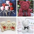 thumbnail image 5 of 7PCS White Foam Teddy Bear Heart Mould styrofoam Shape Modelling 3D Heart Polystyrene Handmade DIY Desktop Art Craft for Flower Arranging Gift Wedding Party Decoration 6.5" x7.5", 5 of 5