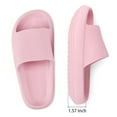thumbnail image 2 of Spencer Clouds Slippers for Women and Men, Adult Shower Sandals, Pink, XL, 2 of 8