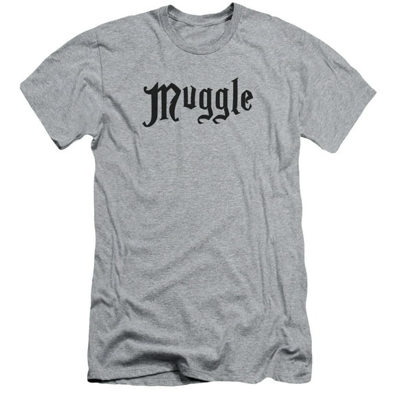 Harry Potter Muggle S/S Adult 30/1 T-Shirt Athletic Heather