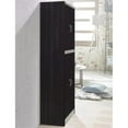 thumbnail image 4 of Hodedah 4 Door Kitchen Pantry 4 Shelves 5 Compartments in Chocolate-Grey Wood, 4 of 7