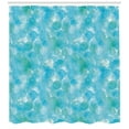 thumbnail image 3 of Ambesonne Teal Shower Curtain, Abstract Watercolor Art, 69"Wx75"L, Aqua Blue Turquoise, 3 of 3