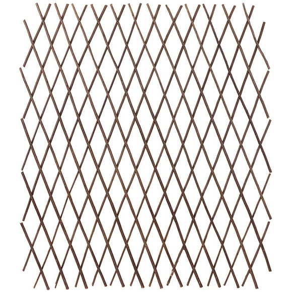 Garden Trellis Expandable Trellis Expanding Willow Trellis, Durable Wooden Fence Retractable Plant Climbing Frame Trellis Flower Decoration Stand