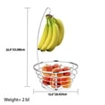 thumbnail image 3 of Hds Trading FB41046 Fruit Basket With Banana Tree Chrome, 3 of 4