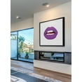 thumbnail image 5 of "Lips Colors Purple" Framed Painting Print, 5 of 6