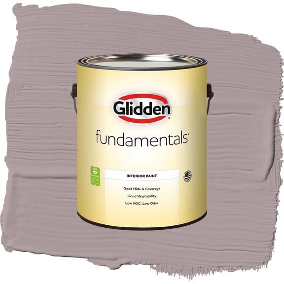 Glidden Fundamentals Coffee Custard Flat Interior Paint and Primer, 1 Gallon