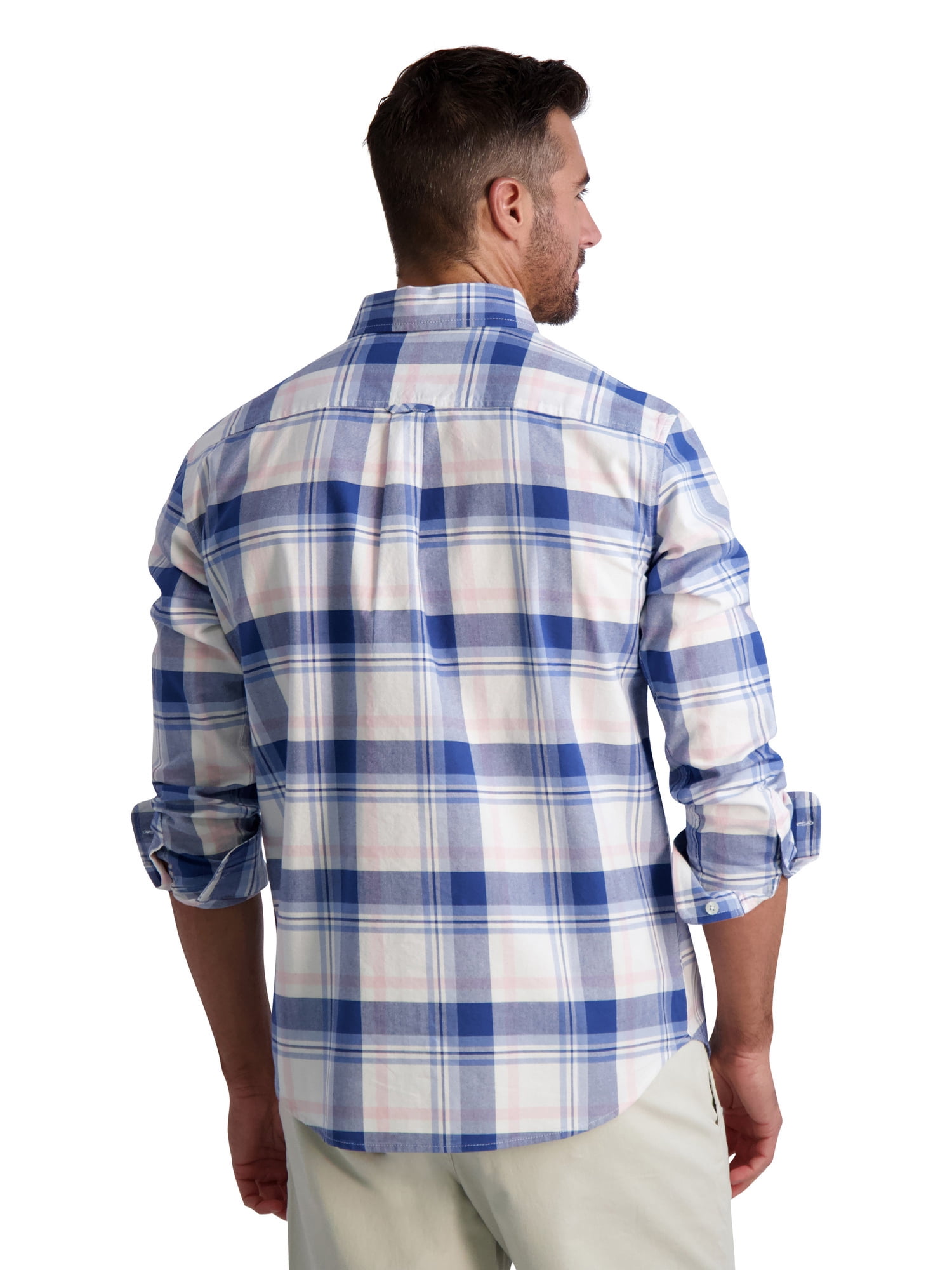 Chaps Men's Long Sleeve Oxford Button-Up Shirt, Sizes XS - 4XB