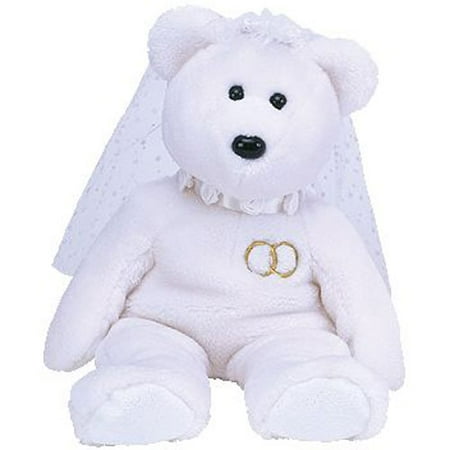 Wading Staff - TY Beanie Buddy - MRS the Wedding Bear (14 inch)