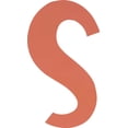 thumbnail image 1 of Acrylic Letter S Blank Craft, 10'' Tall Pastel Coral Custom Wedding Reception Signage, DIY, 1 of 5