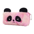 thumbnail image 2 of Estuche para lápices con diseño de panda, bolsa de papelería con diseño de animal de peluche, bolsa de almacenamiento para álbumes de recortes de moda Rosa, 2 of 9