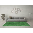 thumbnail image 3 of Ahgly Company Indoor Rectangle Oriental Emerald Green Industrial Area Rugs, 7' x 10', 3 of 4