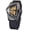 Black-Yellow, variant on Skeleton Watches for Men, Automatic Mechanical Watch with Triangle Dial, Luminous Self Winding Watches Stainless Steel Bracelet or Soft Silicone Strap