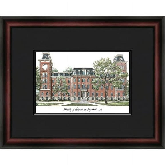Campus Images AR999A University of Arkansas Academic Framed Lithograph