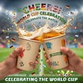 thumbnail image 5 of Disposable Tableware Set, Football Theme Coffee Cups with Lids and Sleeves, Paper Food Boats and Bamboo Skewers, Thickened Leak-Proof Party Supplies for Game Day, BBQ, Picnic and Sports Parties, 5 of 7