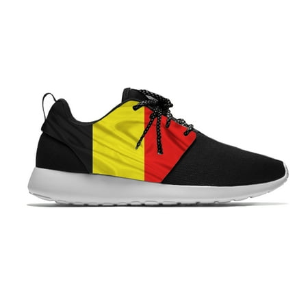 

Hot Belgium Belgian Kingdom Flag Patriotic Fashion Sport Running Shoes Casual Breathable Lightweight 3D Print Men Women Sneakers