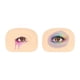 thumbnail image 5 of Vogacara Juego de modelos de práctica de maquillaje de ojos Cosméticos faciales profesionales Tren Prop Principiantes Silicona Piel biónica Sombra de Ayudas para vestirse con gancho de botón Vogacara CE014518-00, 5 of 6