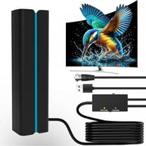 2025 TV Antenna Indoor Antenna for Smart TV, 2200  Miles Long Range Reception tv Antenna with Amplifier Signal Booster for Local Channels, Clear Reception for 4K 1080p HD